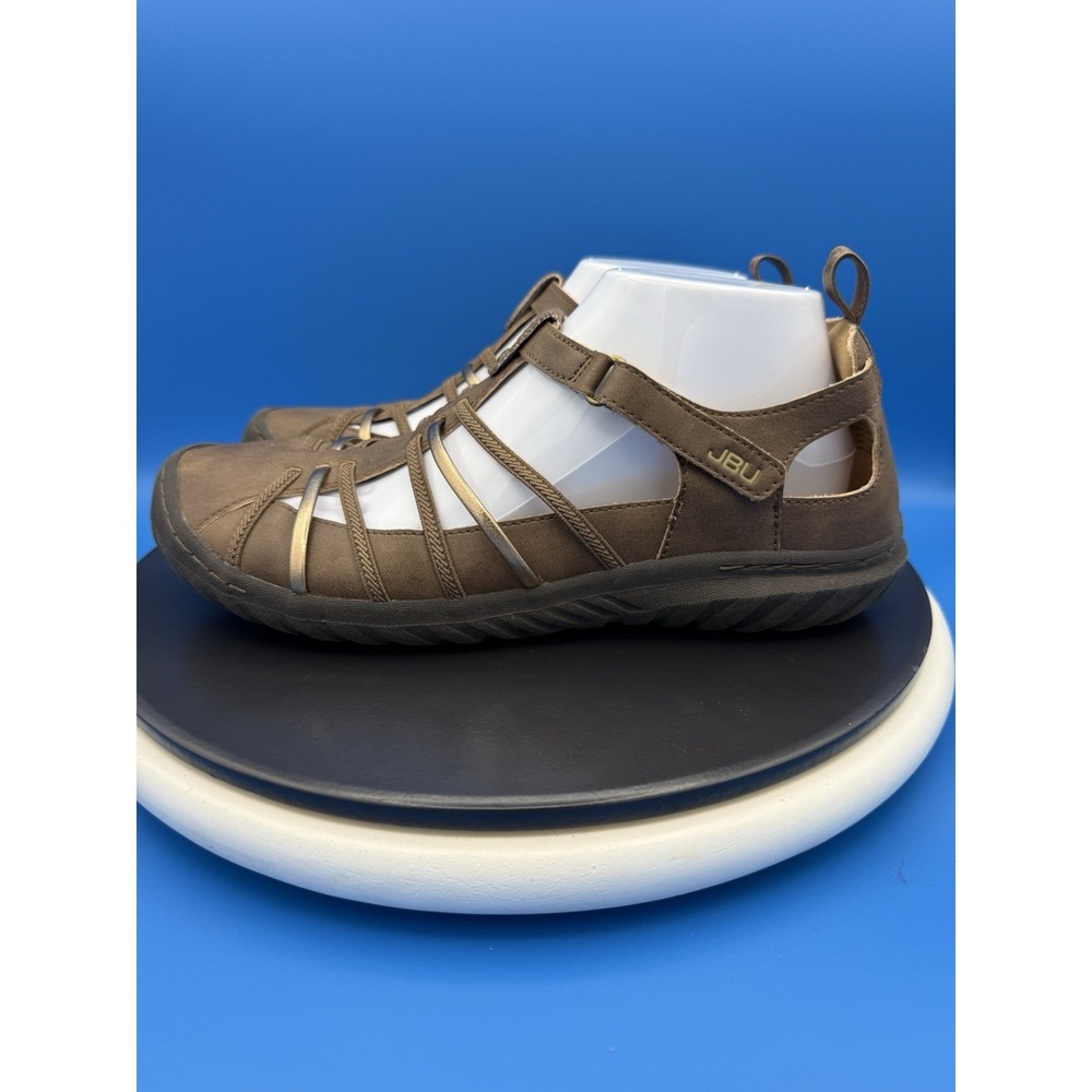 JBU by Jambu Peace Womens Size 10M Mary Jane Flat Brown Bronze Sandals Shoes